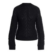 Moncler Sweater Dolcevita Black, Dam