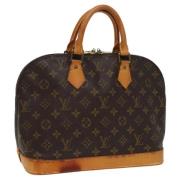 Louis Vuitton Vintage Pre-owned Canvas handvskor Brown, Dam