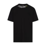 Barrow Svart T-shirt med tryckt logotyp Black, Herr