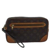 Louis Vuitton Vintage Pre-owned Canvas kuvertvskor Brown, Dam