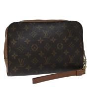 Louis Vuitton Vintage Pre-owned Canvas kuvertvskor Brown, Dam