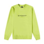 Givenchy Stilfull Stickad Topp Green, Herr