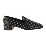 Christian Louboutin Platta Spikeasy Pumps Black, Dam