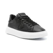 Philippe Model Svart Coco Print Sneakers Black, Herr