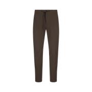 PT Torino Brun Bomullsblandning Byxor Tapered Fit Brown, Herr