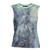 Desigual Sommarbris Tank-Top med breda axlar Multicolor, Dam