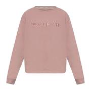 Woolrich Sweatshirt med logotyp Pink, Dam