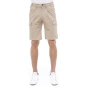 People of Shibuya Tekniska Bermuda Cargo Shorts Beige, Herr