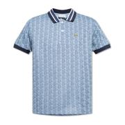 Lacoste Polo med monogram Blue, Herr