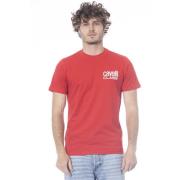 Cavalli Class Logo Print Kortärmad T-shirt Red, Herr