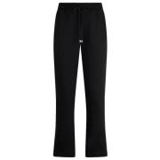 Patrizia Pepe Bomulls sweatpants med strassdekoration Black, Dam