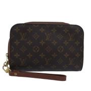 Louis Vuitton Vintage Pre-owned Canvas kuvertvskor Brown, Dam