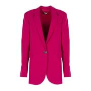 Liu Jo Elegant Blazer med knappstängning Pink, Dam