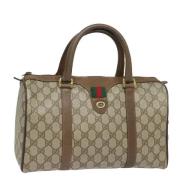 Gucci Vintage Pre-owned Laeder gucci-vskor Beige, Dam