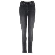 Anine Bing Mörkgrå Skinny Jeans Gray, Dam