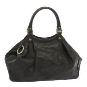 Gucci Vintage Pre-owned Canvas handvskor Black, Dam