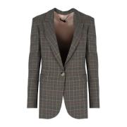 Liu Jo Klassisk Navy Blazer Gray, Dam