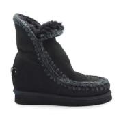 Mou Metall Logo Kilboots Black, Dam