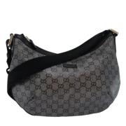 Gucci Vintage Pre-owned Canvas gucci-vskor Black, Dam