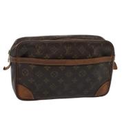 Louis Vuitton Vintage Pre-owned Canvas kuvertvskor Brown, Dam