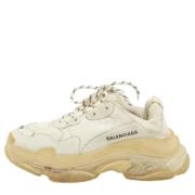 Balenciaga Vintage Pre-owned Mesh sneakers Beige, Dam