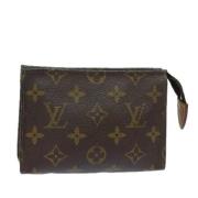 Louis Vuitton Vintage Pre-owned Canvas necessrer Brown, Dam