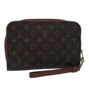 Louis Vuitton Vintage Pre-owned Canvas kuvertvskor Brown, Dam