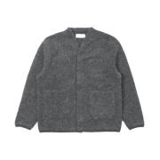 Universal Works Gråmelerad Cardigan Gray, Herr