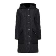 Burberry Svarta Vinterrockar Black, Dam