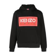 Kenzo Hoodies Black, Herr