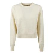 Ralph Lauren Mysig Stickad Pullover Sweater Beige, Dam