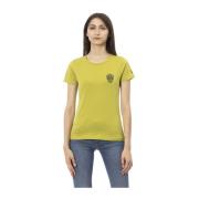 Trussardi Kortärmad Rund Hals T-shirt Green, Dam