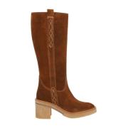 Alpe Casual Camel Mocka Damstövel Brown, Dam