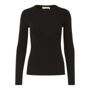 InWear Svart långärmad topp Black, Dam