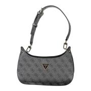 Guess Svart Damväska Meridian Mini Gray, Dam