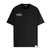 Costume National Herr Regular T-shirt Black, Herr