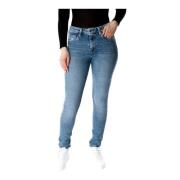 Pepe Jeans Högmidjade Skinny Fit Jeans Blue, Dam