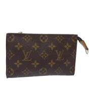 Louis Vuitton Vintage Pre-owned Canvas necessrer Brown, Dam