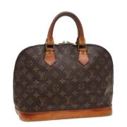 Louis Vuitton Vintage Pre-owned Canvas handvskor Brown, Dam