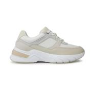 Calvin Klein Elevated Runner Mono Mix Sneakers White, Dam