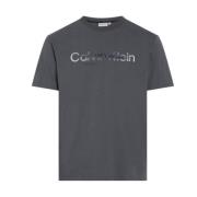 Calvin Klein Herr Logo T-shirt Gray, Herr