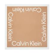 Calvin Klein Kontrast Logo Jacquard Halsduk Brown, Dam