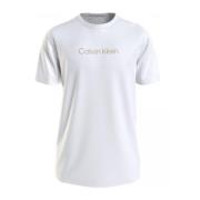 Calvin Klein Herr Logo Crew Neck T-shirt White, Herr