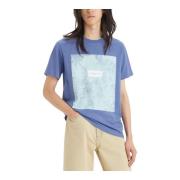 Levi's Herr Grafisk Crewneck T-shirt Blue, Herr