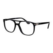 Persol Stiliga Optiska Glasögon Greta Kollektion Black, Unisex