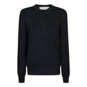 Golden Goose Logo Crewneck Shirt Blue, Dam