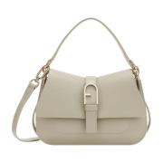 Furla Flow Top Handle Mini Väska Beige, Dam