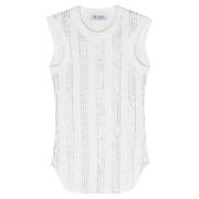 The Attico Vit Tanktop för Kvinnor White, Dam