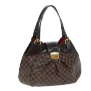 Louis Vuitton Vintage Pre-owned Canvas handvskor Brown, Dam