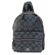 Coach Pre-owned Pre-owned Plast ryggsckar Black, Dam